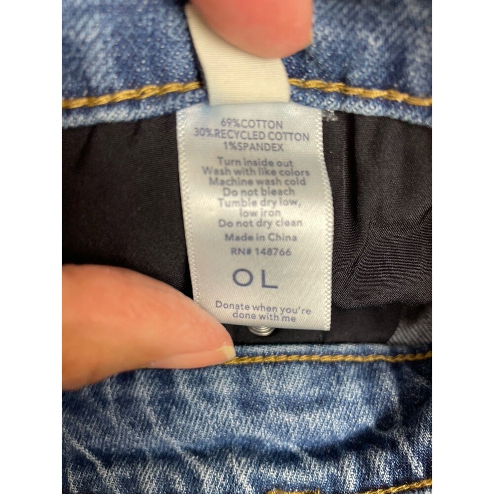 Oliver Logan Women's Jeans Size 24 Low Rise Classic Worn Indigo Wide Leg - Picture 9 of 12